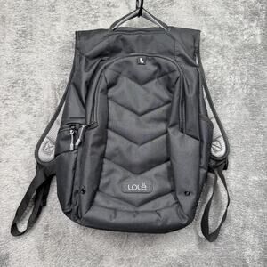 Lole Quilted Laptop Backpack Black 17" NWOT Padded